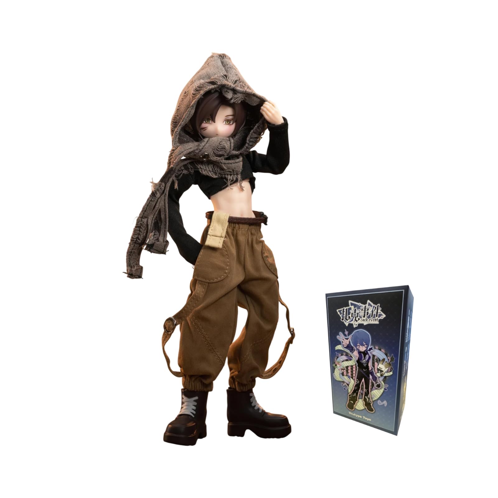 CALEMBOU BJD Blind Box, 1/8 Zack Event Series 16cm Ball Jointed Doll Male, Cute Dress Up Doll with Joints, Collection Action Figure for Birthday Christmas