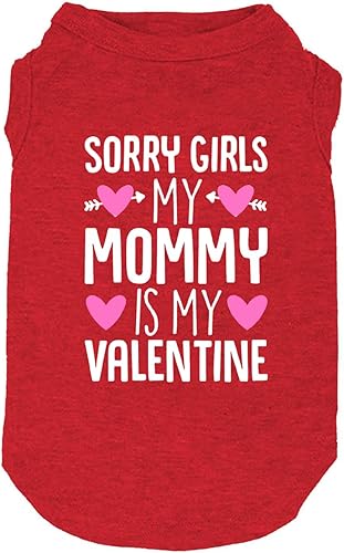 Miniatura 7 de Camisas para perros con estampado de corazones ropa para perros pequeños y grandes chaleco de regalo para perros y regalos para el día de San