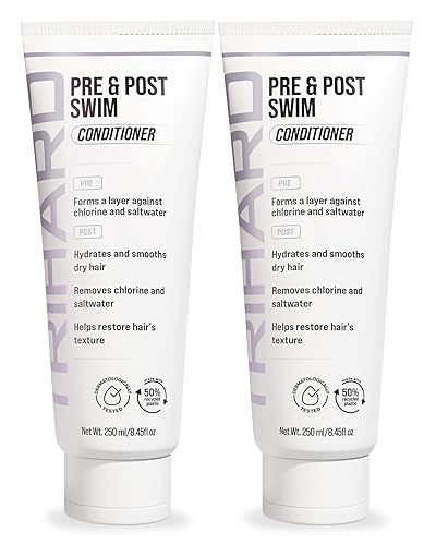 TRIHARD Acondicionador para antes y después de la natación Acondicionador para nadadores Protección del cabello antes de nadar Solución de