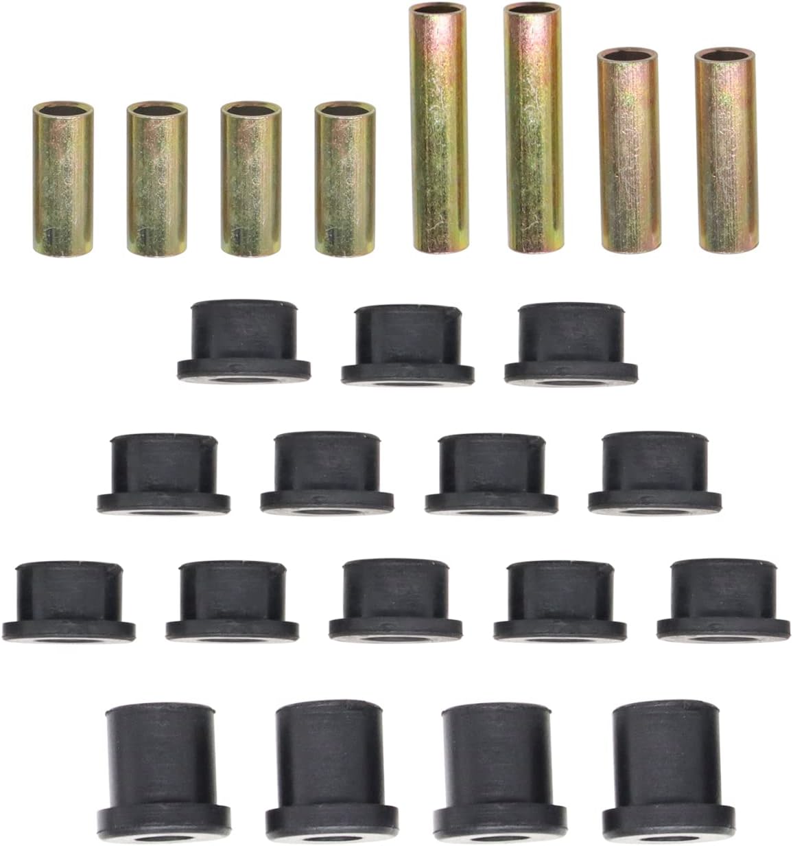 Automotive Replacement Leaf Spring Bushings for Club Car Ds Bushings Front Leaf Spring & Front Upper A Arm Suspension for Club Car DS Golf Cart Bushing and Sleeve Kit 1992 and up DS Models