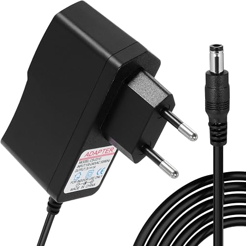 10W 5V 2A Replacement Power Supply Adapter with 5.5mm x 2.5mm DC Round Connector, Centre-Positive Wall Charger for Selected 5V Router, TV Box, LED Lighting, Speaker and Camera