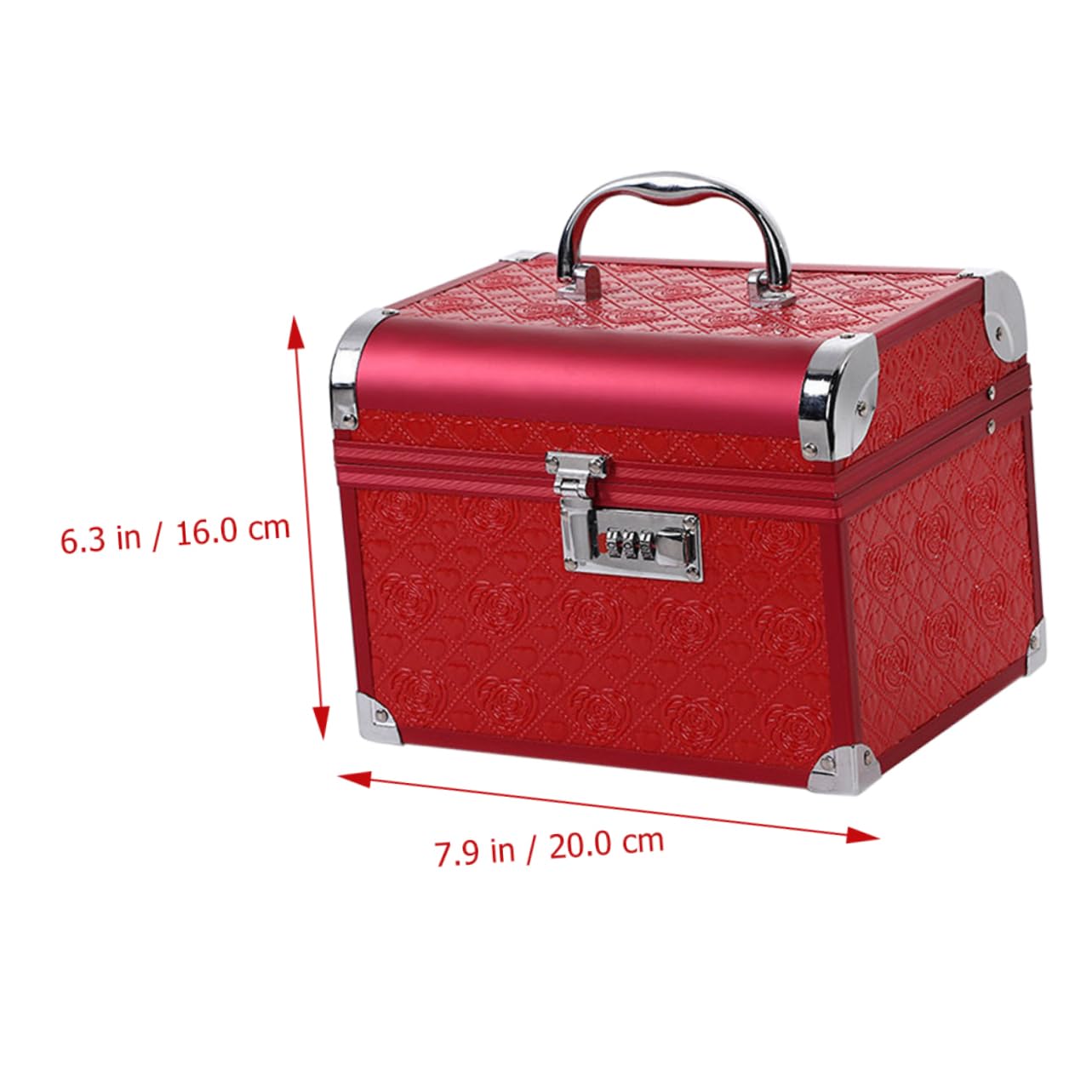 Caja De Joyería Vintage Para Bodas Estuche De Almacenamiento De Joyas Cerradura De Código Caja De Para Collares Pulseras y Pendientes