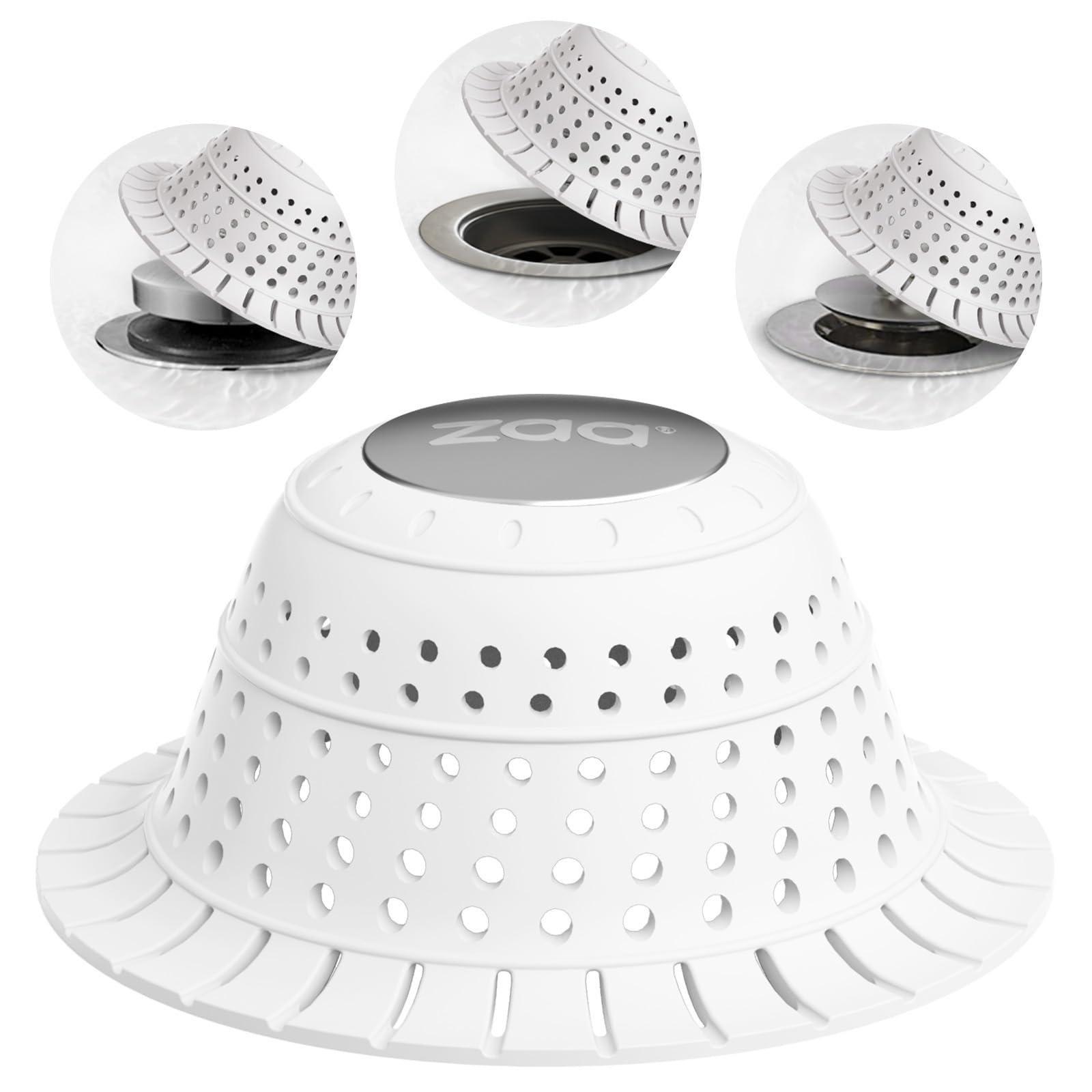 Shower Drain Hair Catcher - Prevent Clogs! -8 Shower Drain Hair Catcher - Prevent Clogs! -8