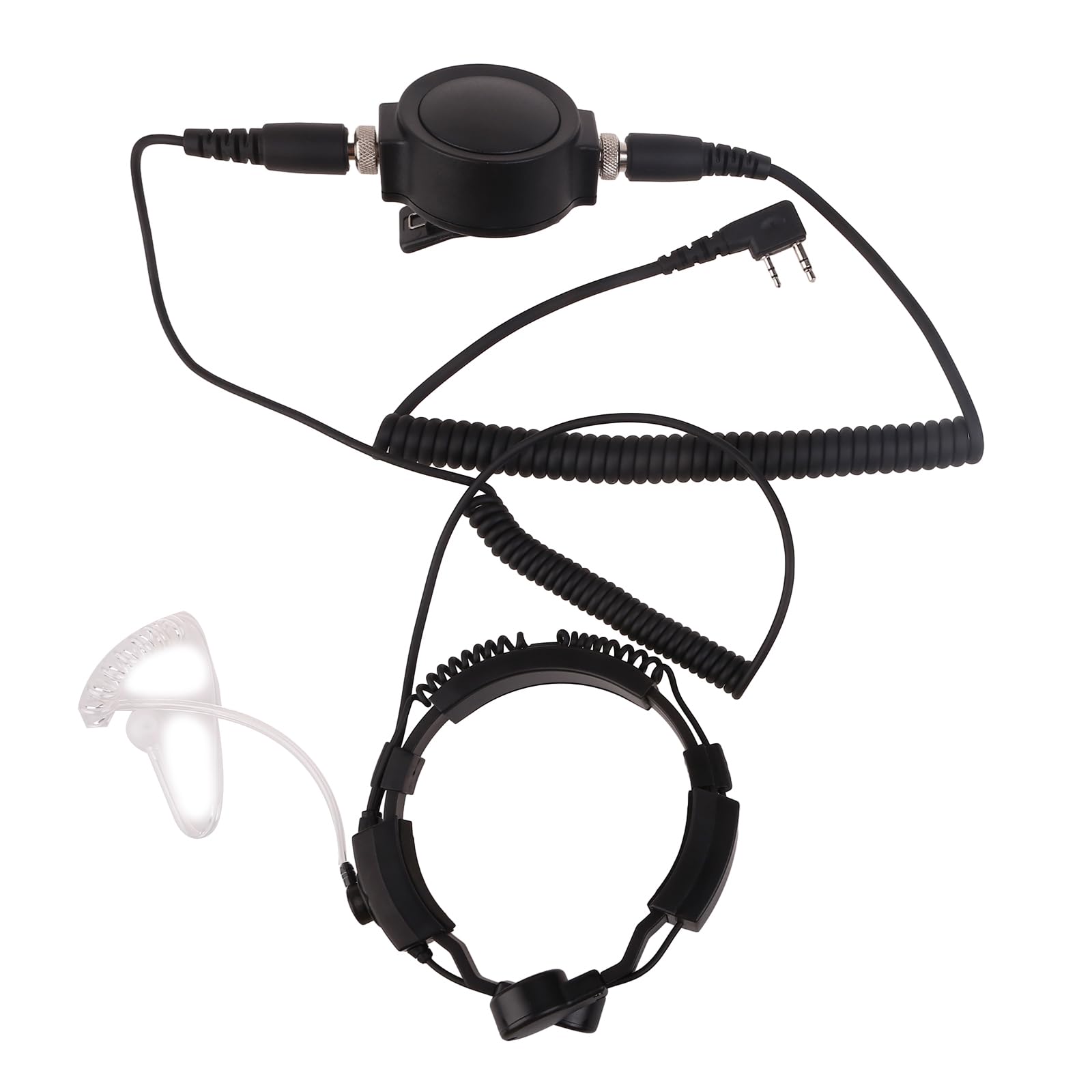 WalkieTalkie słuchawka z palcem PTT mikrofon gardło zestaw słuchawkowy do BFF8HP BFF9 UV-82 UV-82HP UV-82C UV-5R UV-5R+ UV-5RA UV-5R