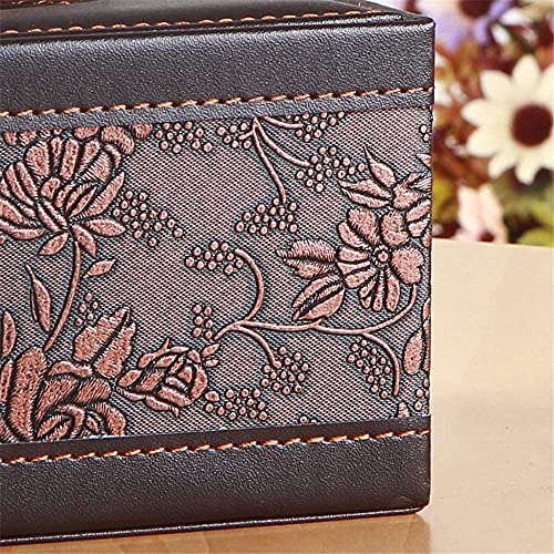 Image of Handcuffs Desk Organiser Office Table Tissue Holder | PU Leather | Remote Stand | Storage Case | Stationery Box | Mobile | Phone | Pen | Pencil | Organizer (Maroon), Black