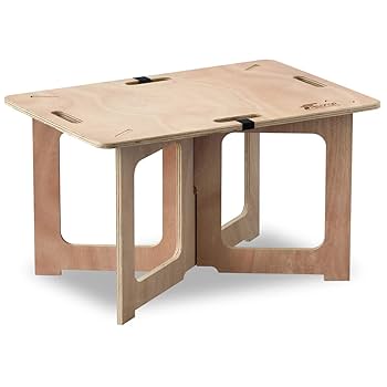 Amazon | FIELDOOR パネル式 木製アウトドアテーブル レジャー