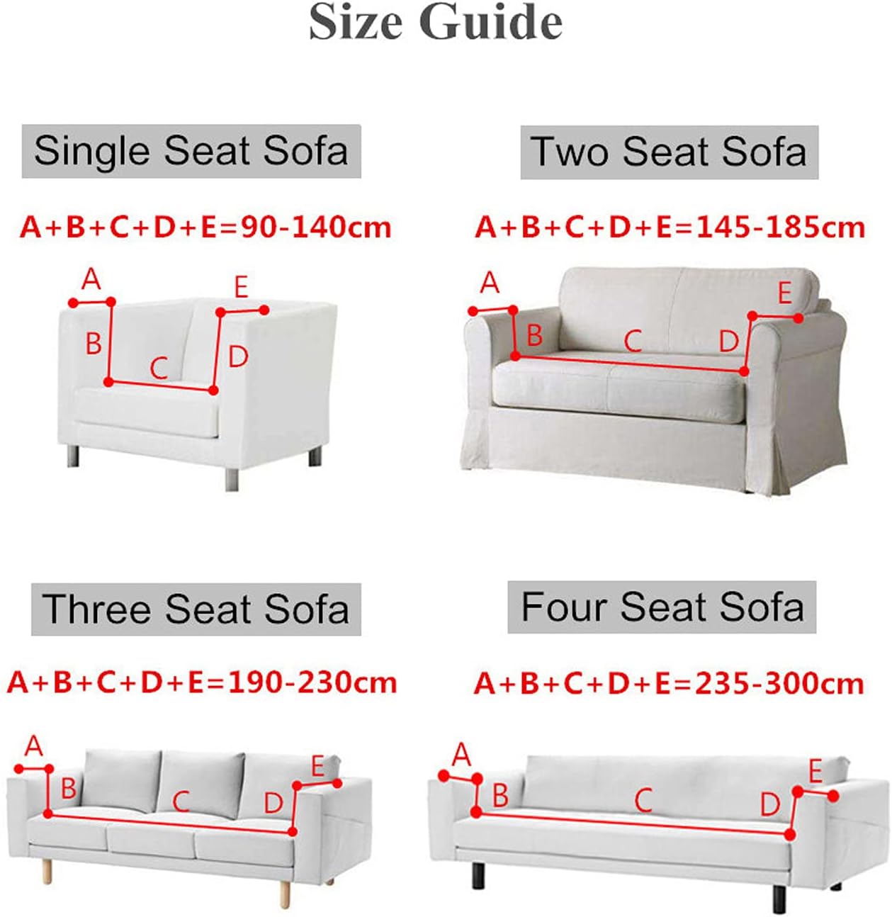 Stretch Sofa Slipcover, Retro Sofa Cover Furniture Pet Protector Armchair Loveseat Mat Cushion Cover for 1/2/3/4 Seater Sofa Covers (Style 1, 1 Seater Sofa Cover) : Home & Kitchen