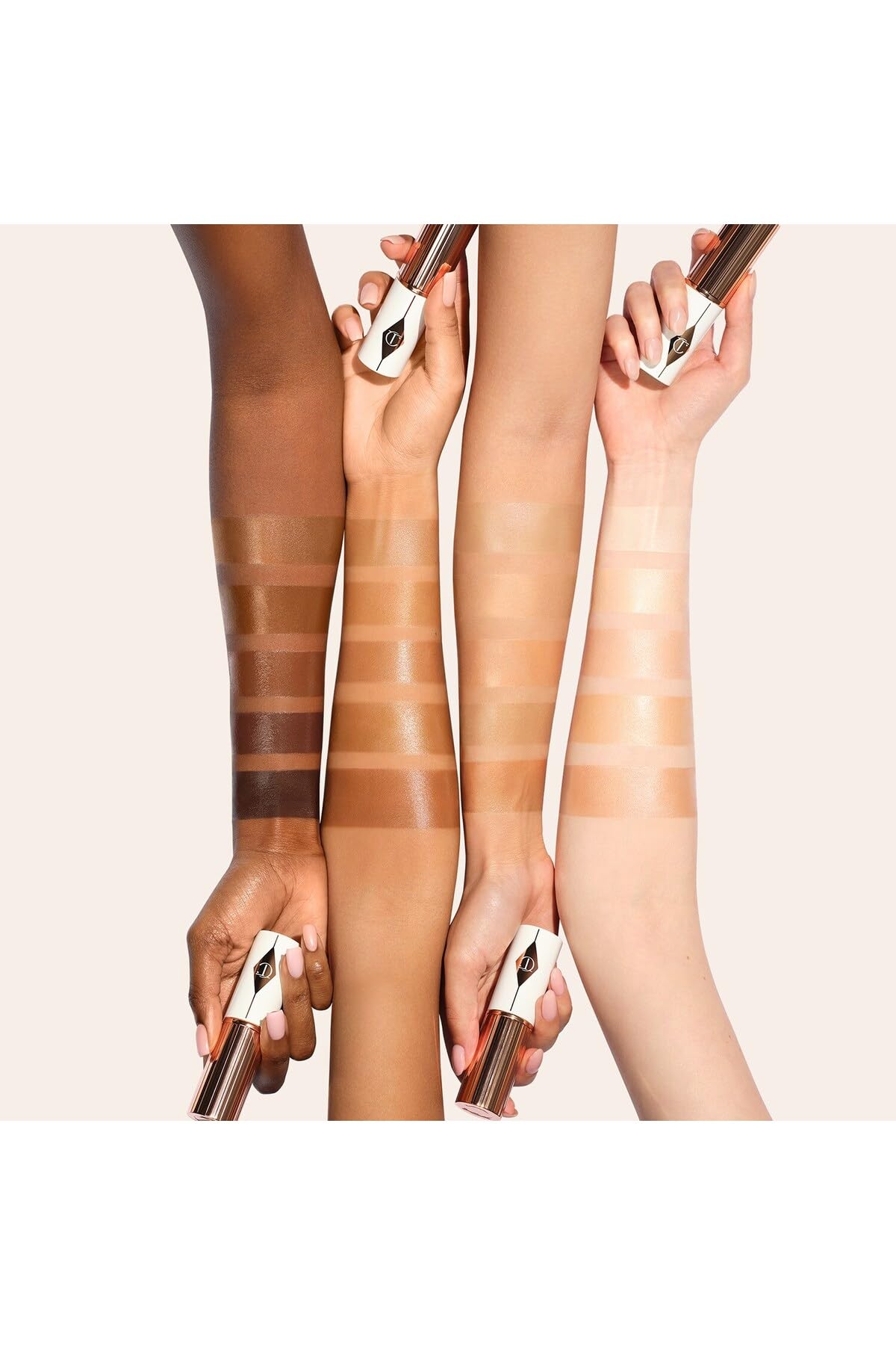 Charlotte Tilbury Unreal Skin Sheer Glow Tint Nemlendirici Stick Fondöten, 13 Deep, 8 g