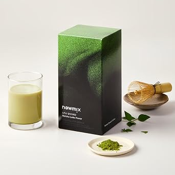 newmix Korean Instant Coffee Latte Premium 7.05 OZ 10 Sticks Korean Mix Coffee 3 in 1 Sweet Flavor with Creamer (10 Single Serve Packets) (Single Pack, Matcha Latte)