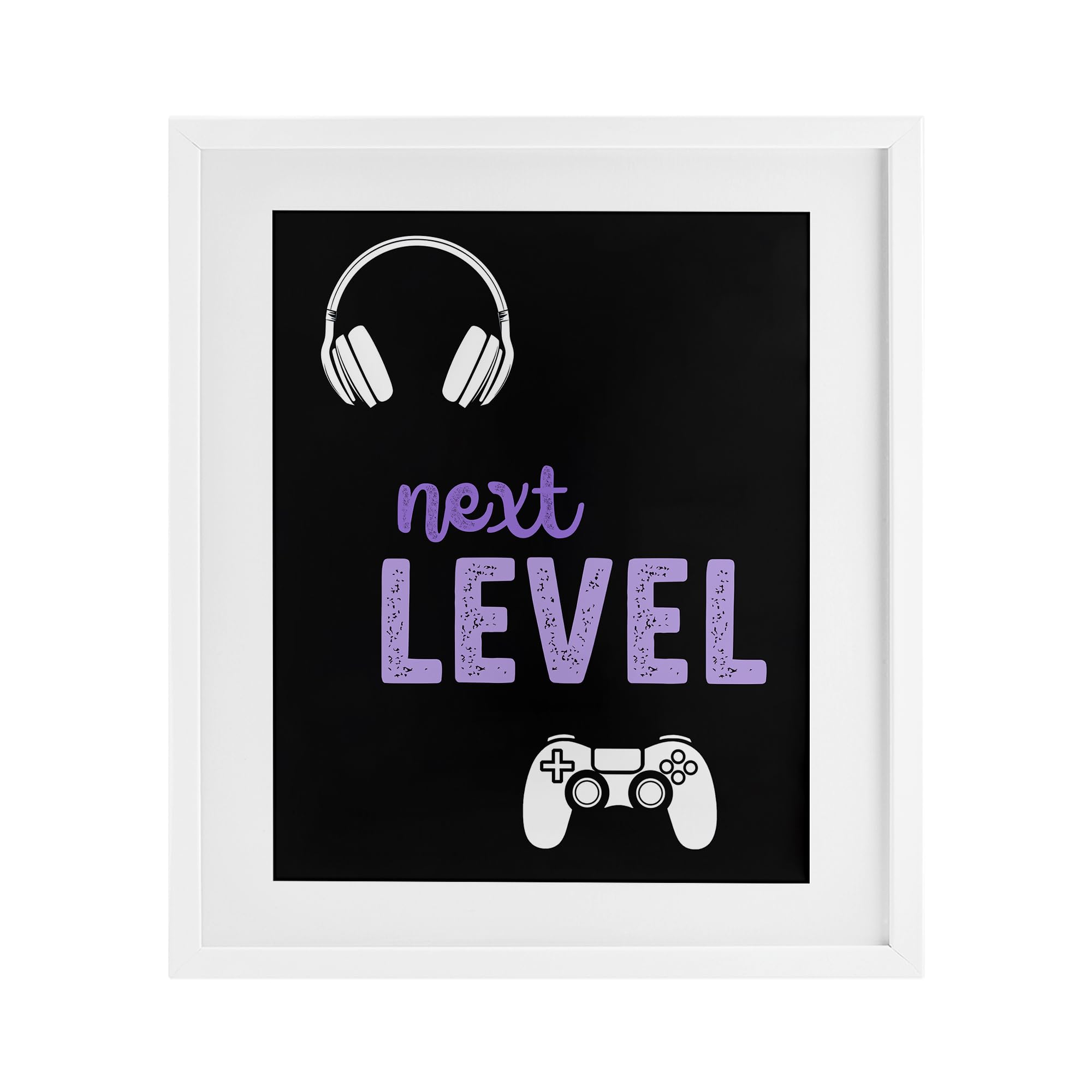Tableau de qualité supérieure Next Level Headset sous verre Stupell Industries