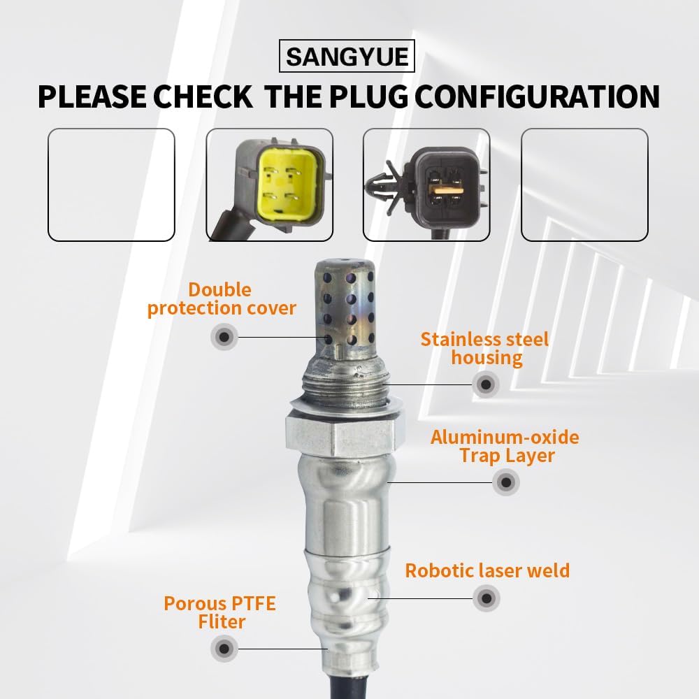 2X Oxygen Sensor for 2009-2011 Chevrolet Aveo AVEO5 1.6L; 2009-2010Pontiac G3 1.6L Upstream +Downstream