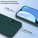 Pikkme Mi Redmi 9 Power Back Cover Soft Matte Liquid Silicone TPU | Camera Protection | Shockproof Slim Back Case for Mi Redmi 9 Power (Green) gallery image