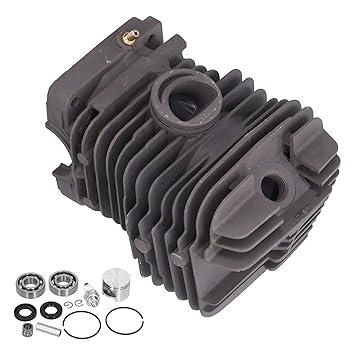 Cylinder Piston Gasket, Wear Resistant Corrosion Resistant Top End Kit 11270201216 with Bearing for Mechanical Equipment for MS390/ MS290/MS310/029/039