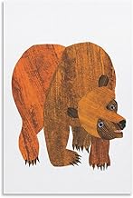 Eric Carle Prints Brown Bear, Brown Bear, What Do You See？ Children's Bo...