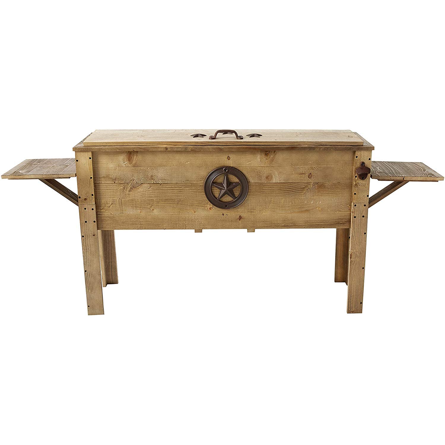 Backyard Expressions 87 Qt Wooden Patio Cooler