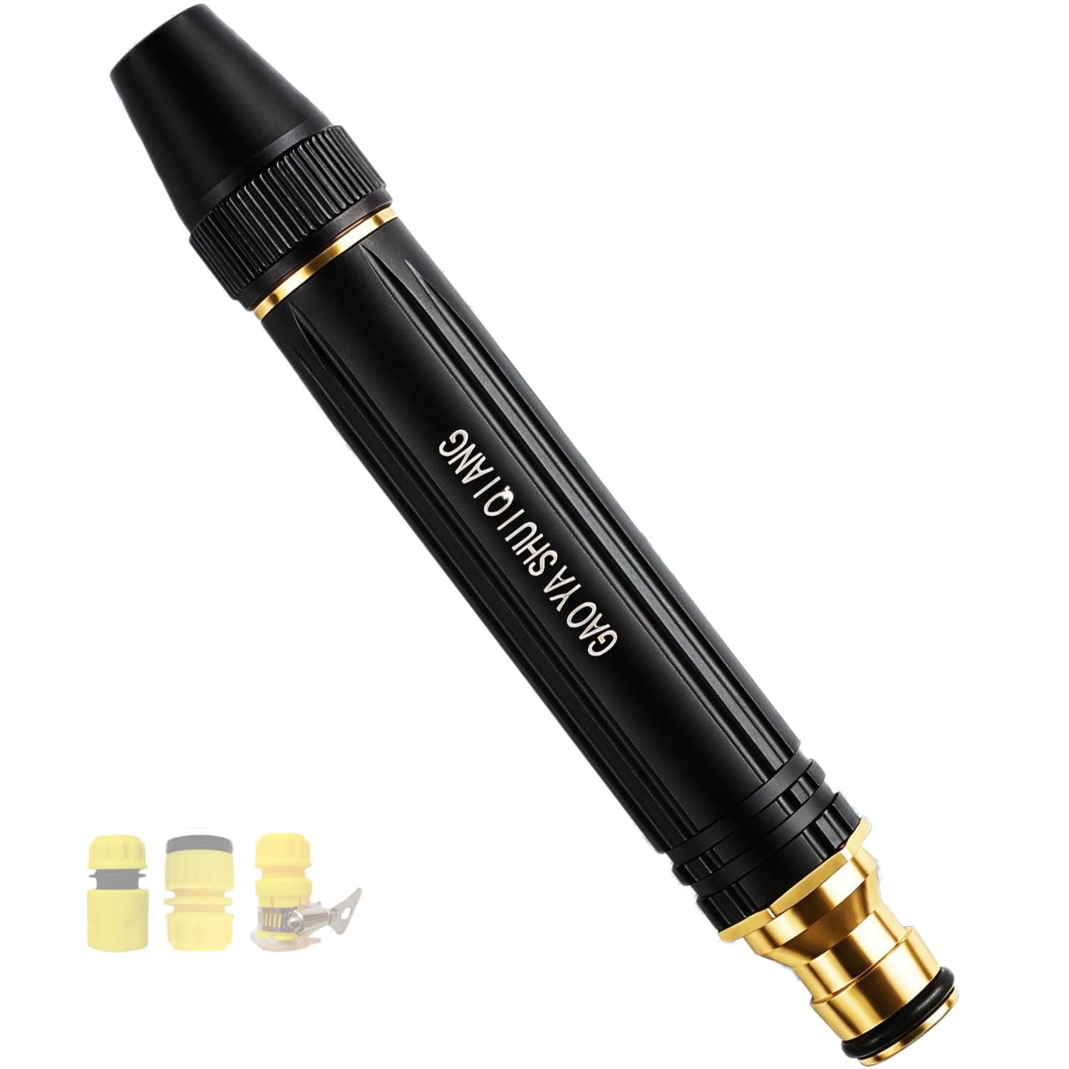 Heavy Duty Adjustable Twist Hose Nozzle Jet Sweeper Nozzle, High Pressure Hose Nozzles, High Pressure Garden Washer Sprayer (1 Nozzle)