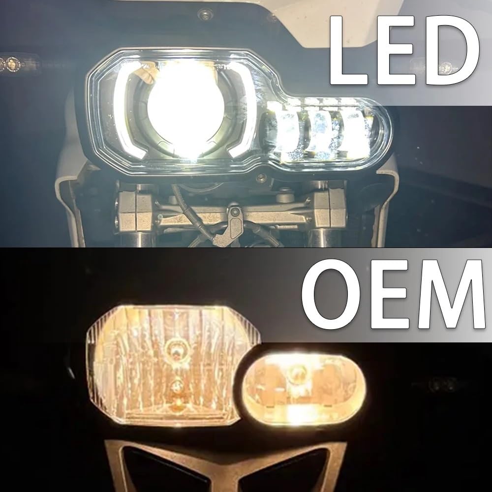 Reflektory motocyklowe Pasuje do Bmw F800GS F800R F700GS F650GS 2006-2018 Motorrad lampa czołowa reflektor LED reflektor