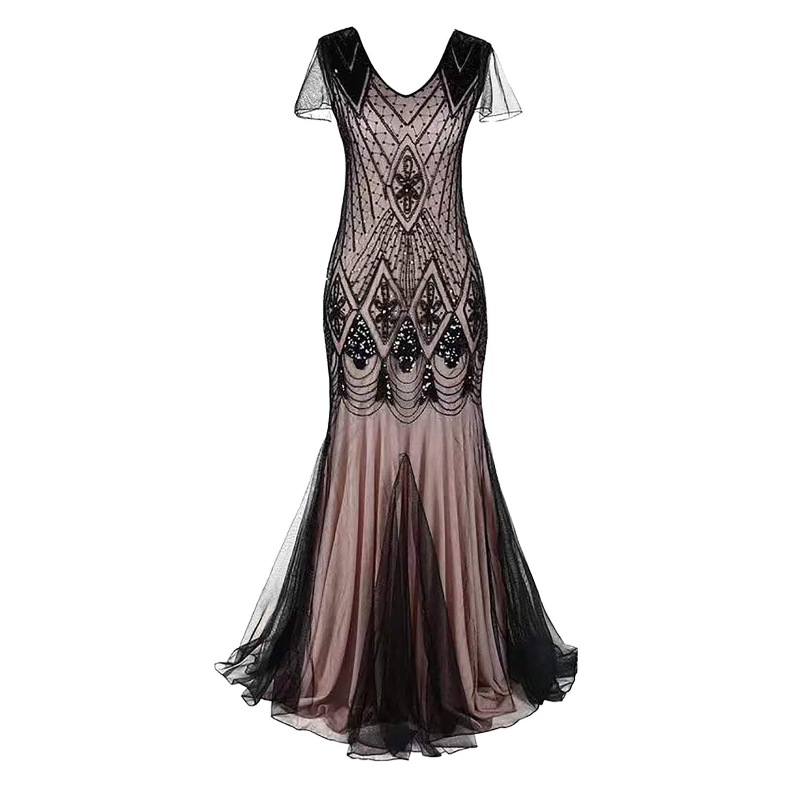 Robe longue à sequins pour femmes : la solution élégante aux soirées grande taille