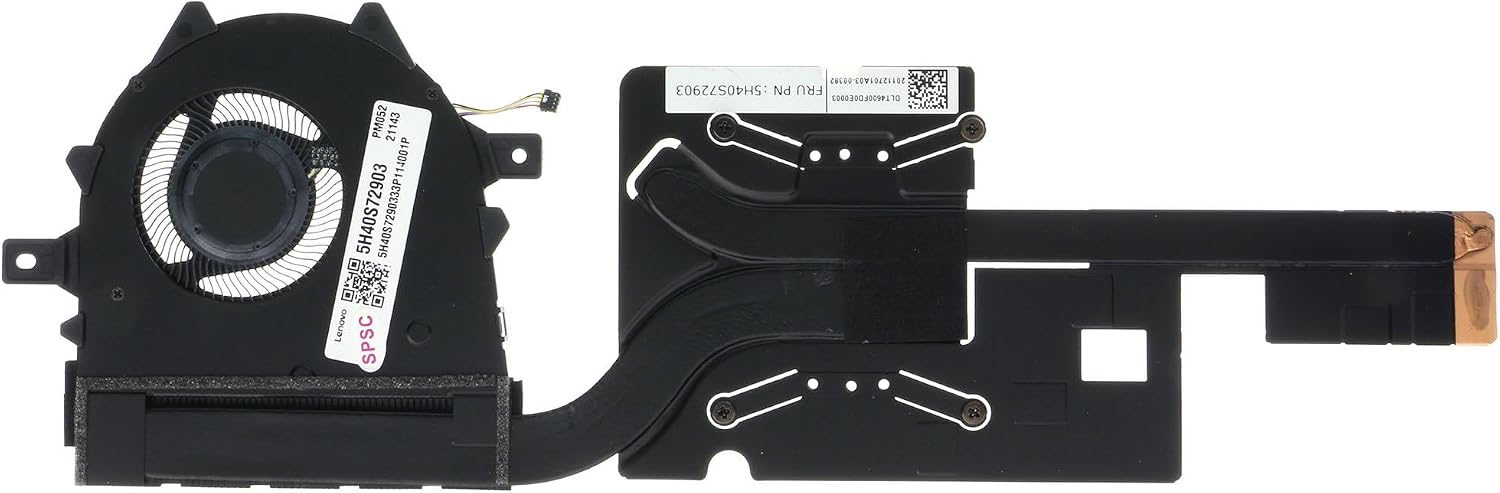 Replacement CPU Cooling Fan with Heatsink for Lenovo Yoga S730-13IWL S730-13IML Ideapad 730S-13 2019 5H40S72903 81J0 81JB ND55C51-18C01