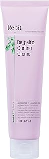 Repit Repair’s Curling Creme | Korean Curl Defining Cream | Leave-In Hair Essence Treatment for Wavy, Curly Hair | RepitUSA