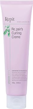 Repit Repairs Curling Creme | Korean Curl Defining Cream | Leave-In Hair Essence Treatment for Wavy, Curly Hair | RepitUSA