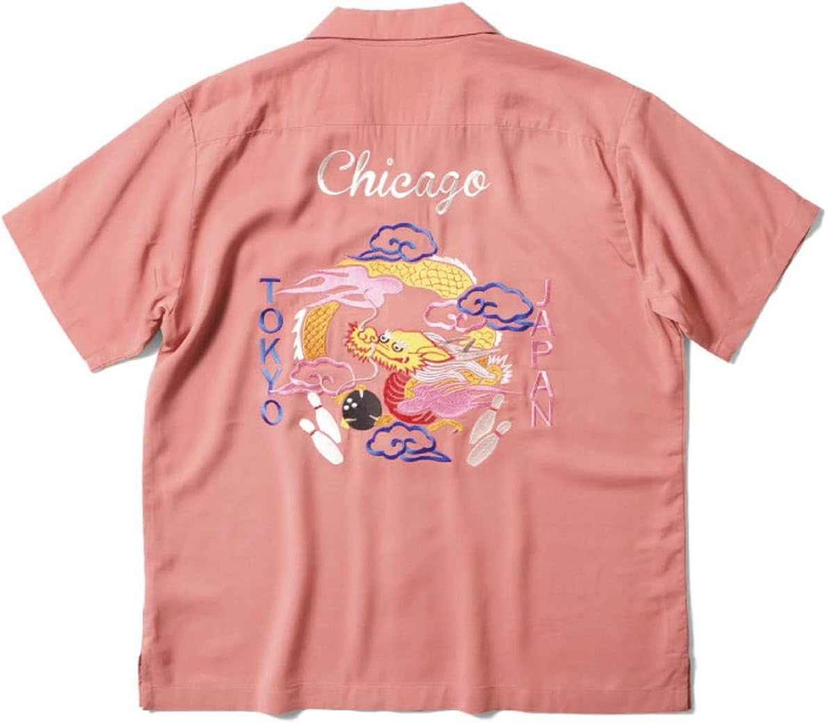 Giorgio Armani ヴィンテージストライプノーカラーシャツ GIORGIO