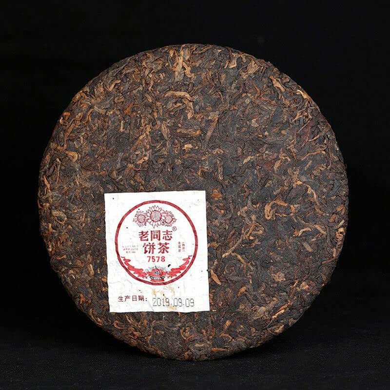 Tarta de té Pu-erh Haiwan 7578 de 357g elaborado con hojas de viejo árbol maduro 2