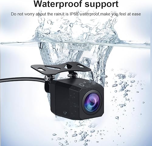 Miniatura 3 de AWESAFE Cámara de visión trasera impermeable HD cámara de visión trasera gran angular para automóviles universales, SUV, camiones