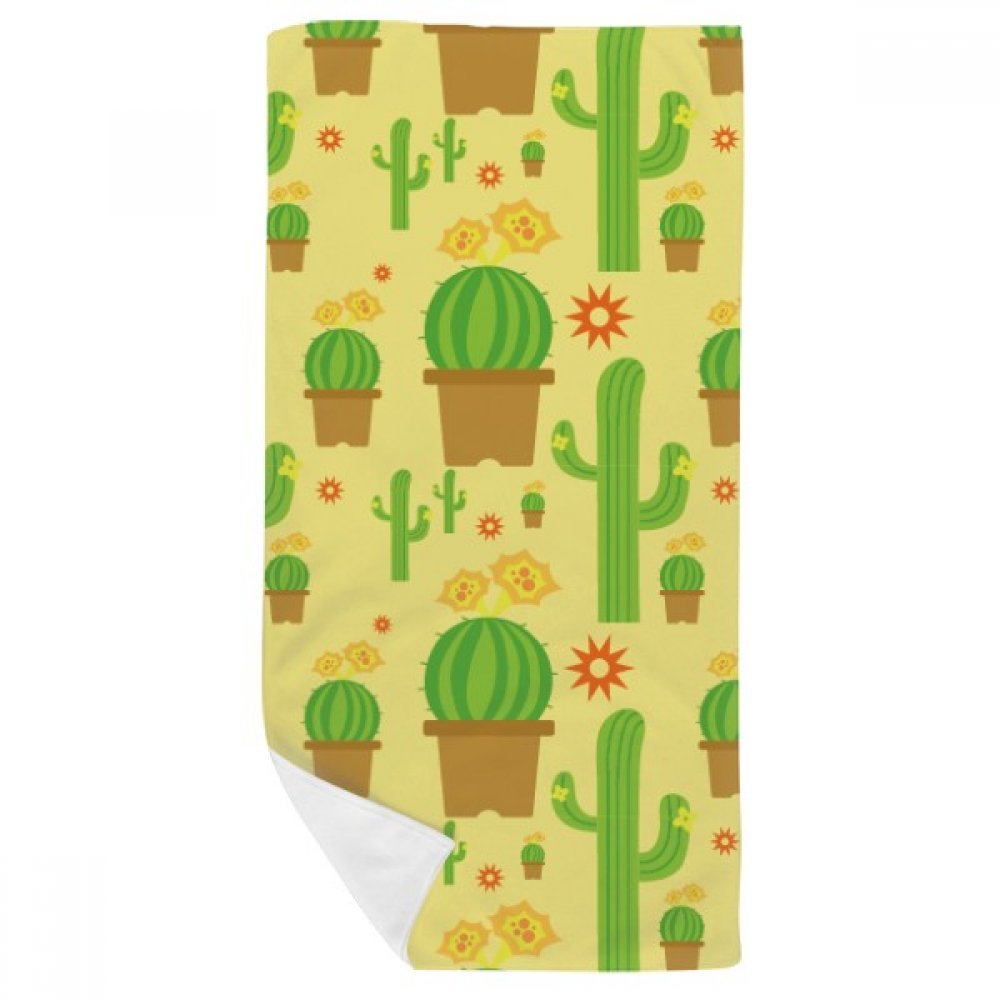 Serviette de bain cactus succulentes pour un rituel de douche rafraîchissant au quotidien