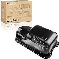 A-Premium Steel Engine Oil Pan Sump with Drain Plug for Honda Civic 2001-2005 1.7L - Leak-Proof Replacement