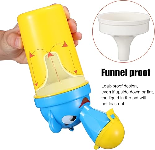 Miniatura 2 de Orinal de viaje para niños con forma de cepillo de limpieza portátil para bebé niño orinal a prueba de fugas, taza de entrenamiento para orinar para