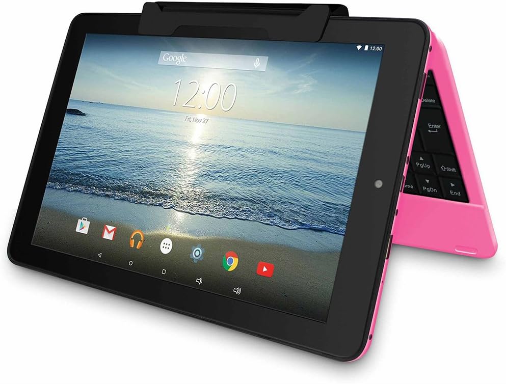 RCA Viking Pro 32gb Quad Core 10.1'' Hdmi Bluetooth Wifi Detachable Keyboard Android 5.0 Lollipop- PINK