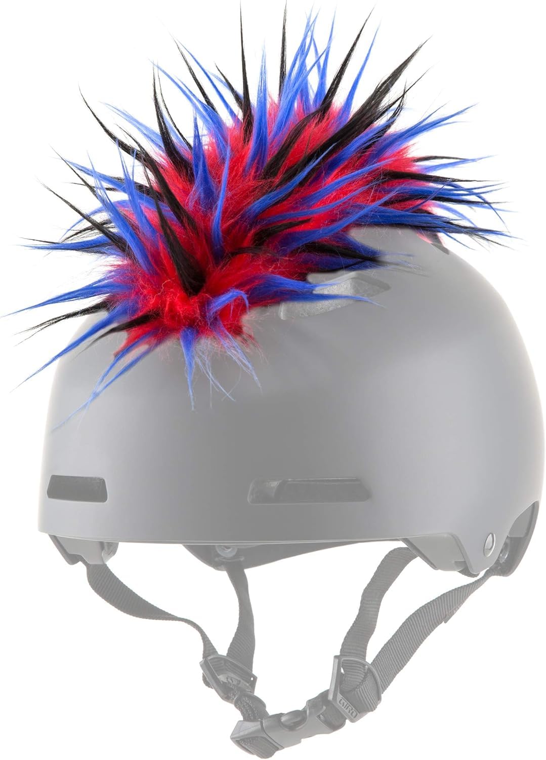 ParaWild Iguana Helmet Accessories w/Sticky Hook & Loop Fastener Adhesive (Helmet not Included), Fun Helmet Mohawk/Cover for Snowboarding, Skiing, Biking, Cycling, Skating for Kids and Adults