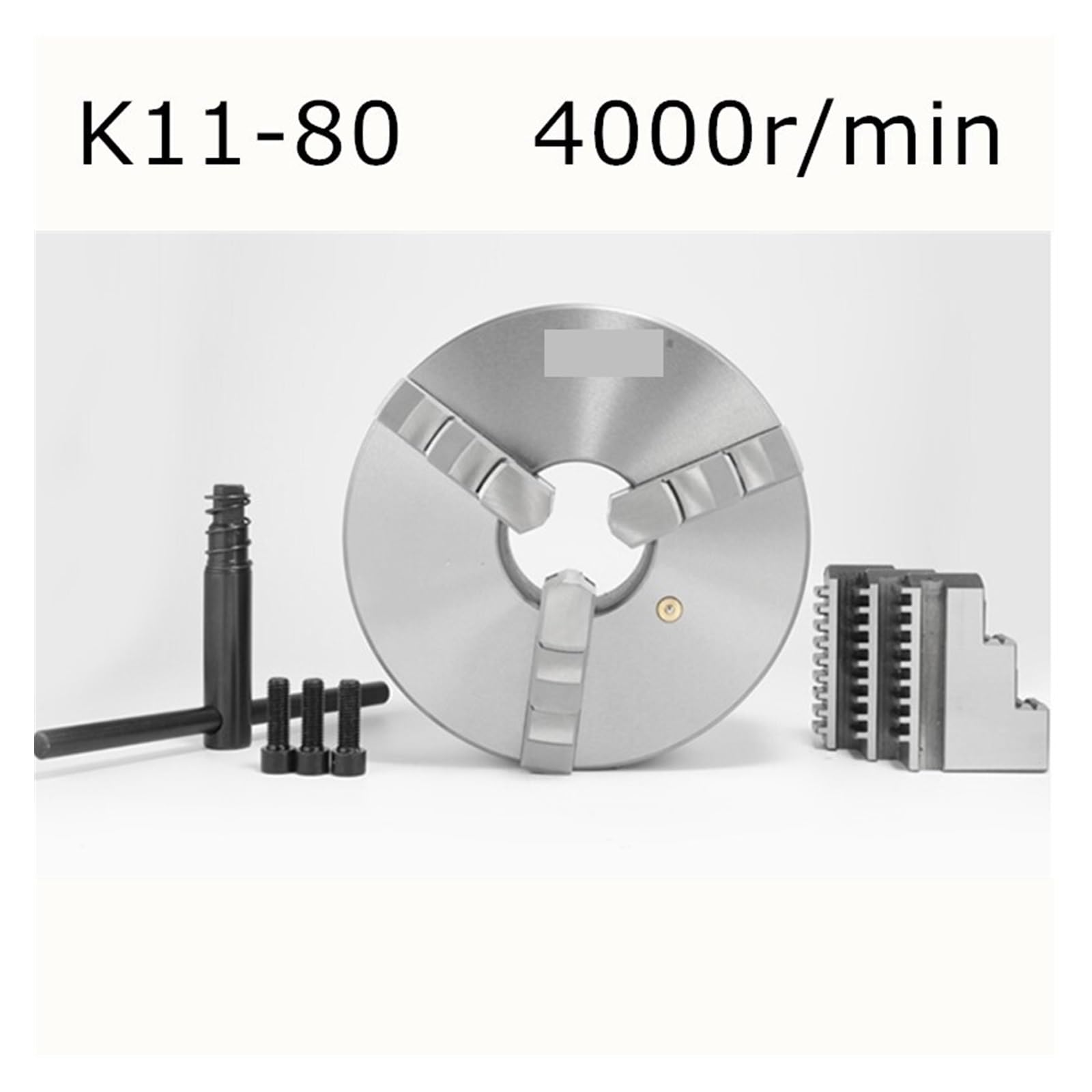 Mandrini autocentranti a Scorrimento in Metallo K11-80 for tornio autocentrante a 3 Griffe da 80 mm for fresatrice di Perforazione