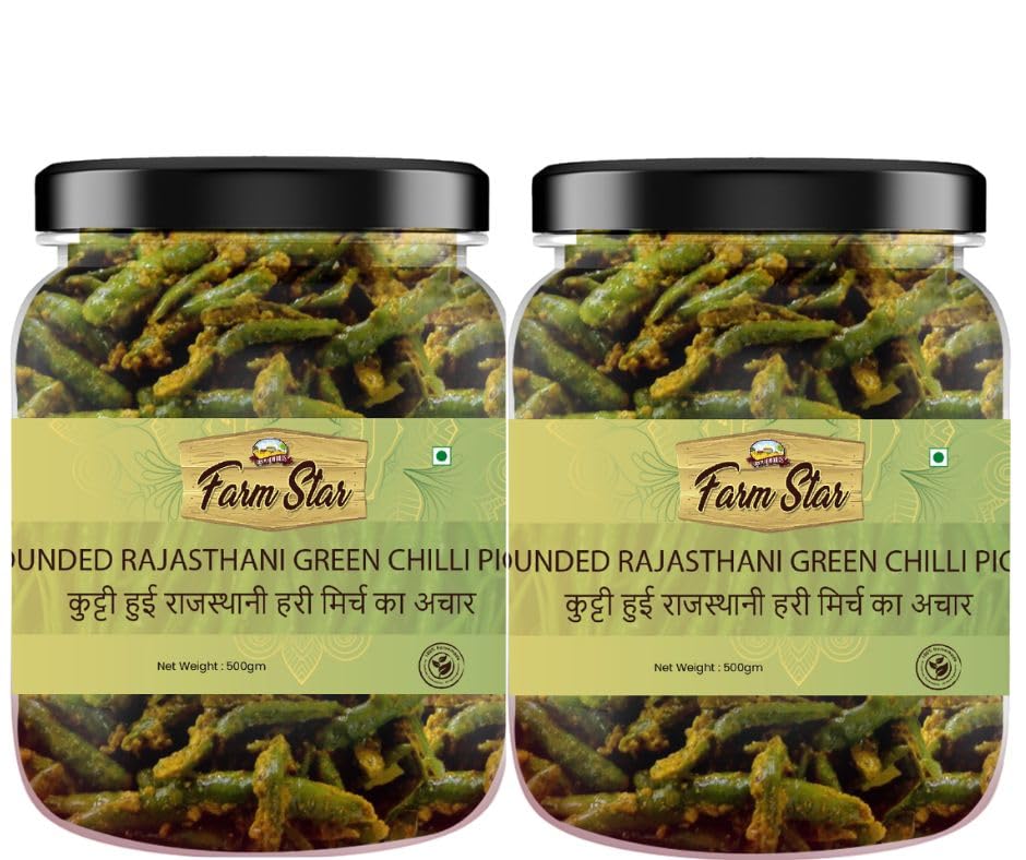 See full amazon price history chart for Farm Star Combo Pack Of Pounded Rajasthani Green Chilli Pickle 500G +500G Farm Star Combo Pack Of Pounded Rajasthani Green Chilli Pickle 500G +500G (B0C96VQJQ1) Amazon Price History, Amazon Price Tracker