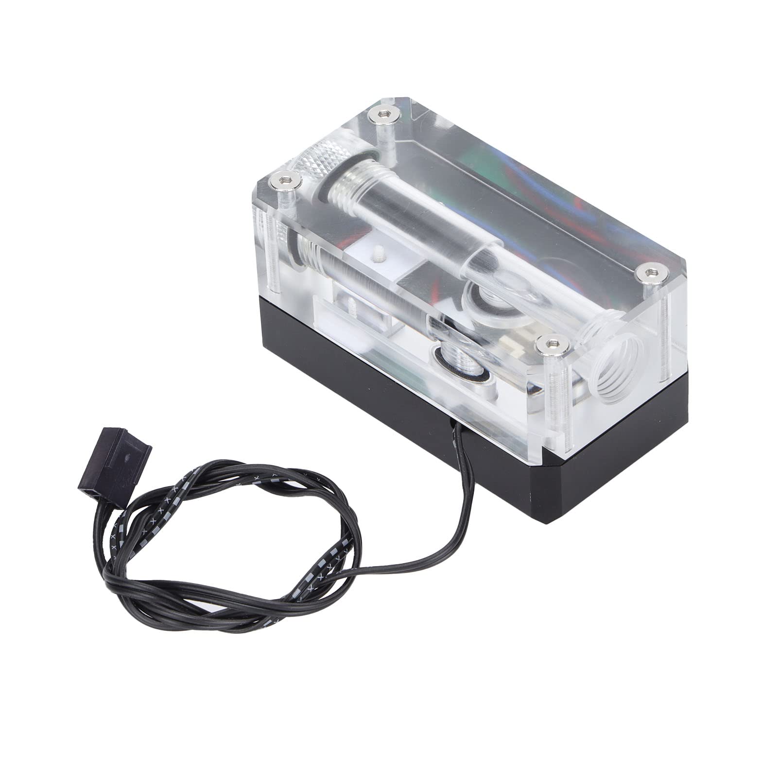 Termómetro de Agua Pantalla LED Duradera Indicador de Temperatura de CPU para Monitoreo de Velocidad de Computadora, Material Acrílico de Aleación de Aluminio
