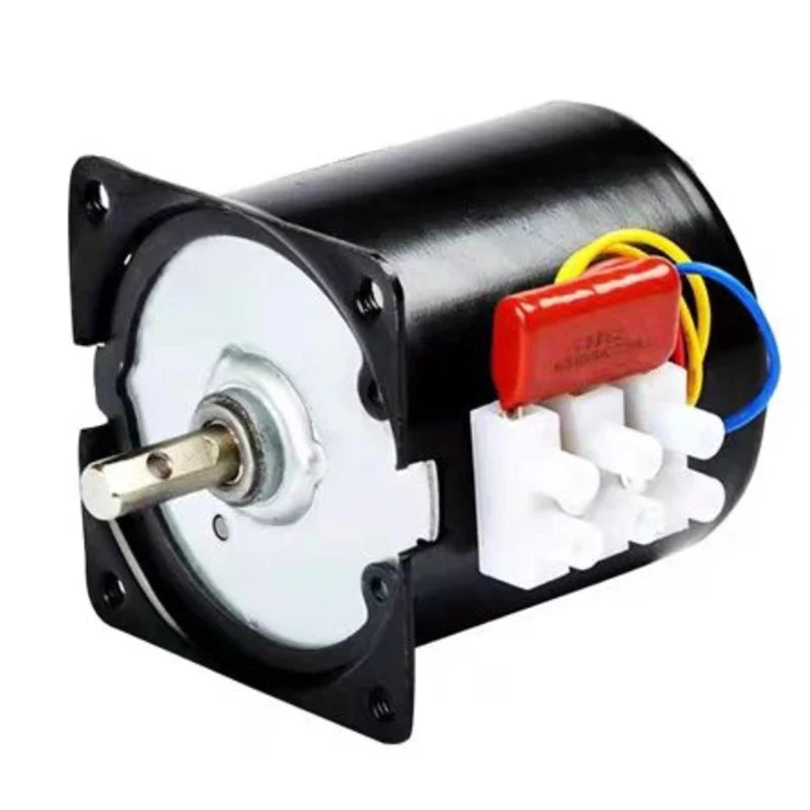 Silnik przekładniowy 60 KTYZ 50 Hz z magnesem stałym silnik przekładniowy synchroniczny niska prędkość 2,5 obr./min - 110 obr./min 220 V AC 14 W 7 mm wał środkowy 1 szt. (60 obr./min)