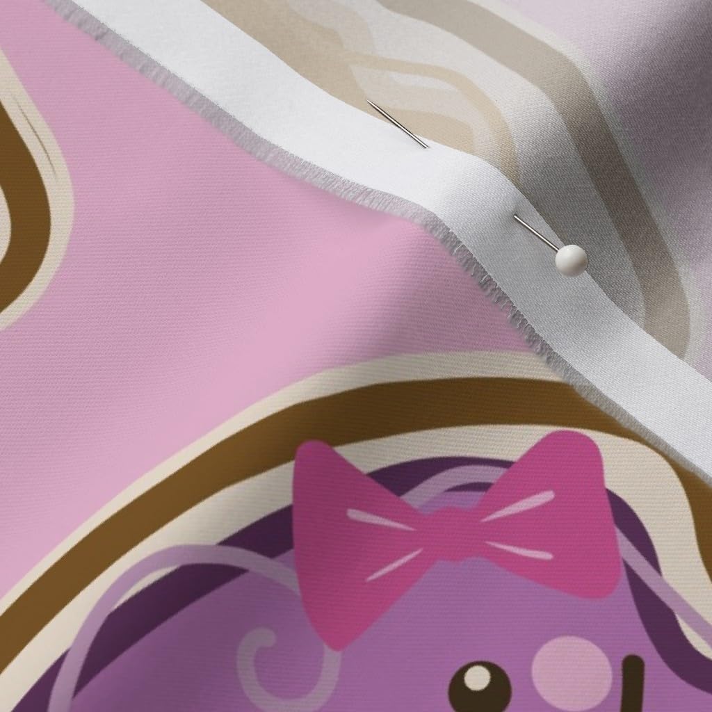 Spoonflower Fabric - Love You Peanut Butter School Bus Kids Printed on Organic Cotton Sateen Fabric by The Yard - Sewing Quilting Apparel Home Decor