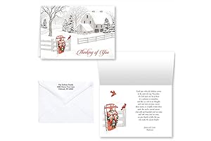 Miles Kimball Thinking of You Christmas Card Set of 20