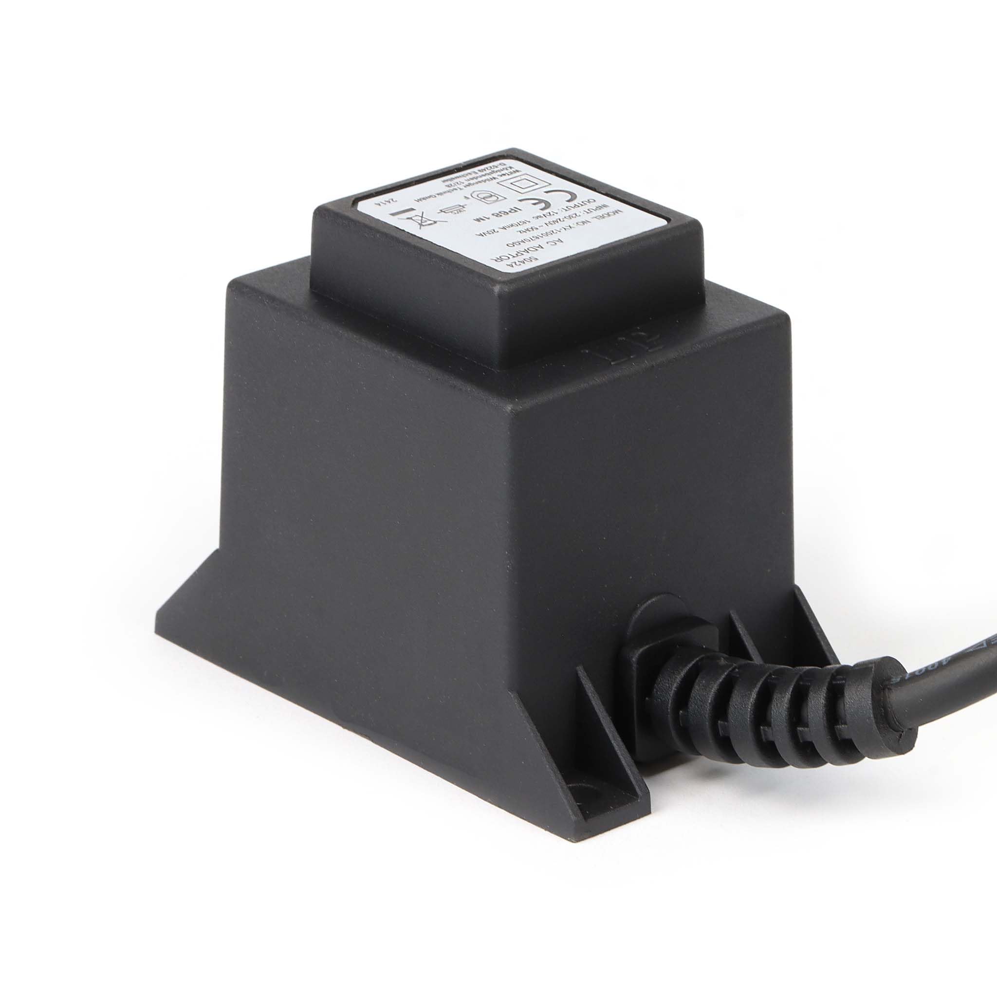 Jebao JBA48V-12-1670U Zasilacz sieciowy dwupinowy IP68 12V 1670mA 20VA AC/AC