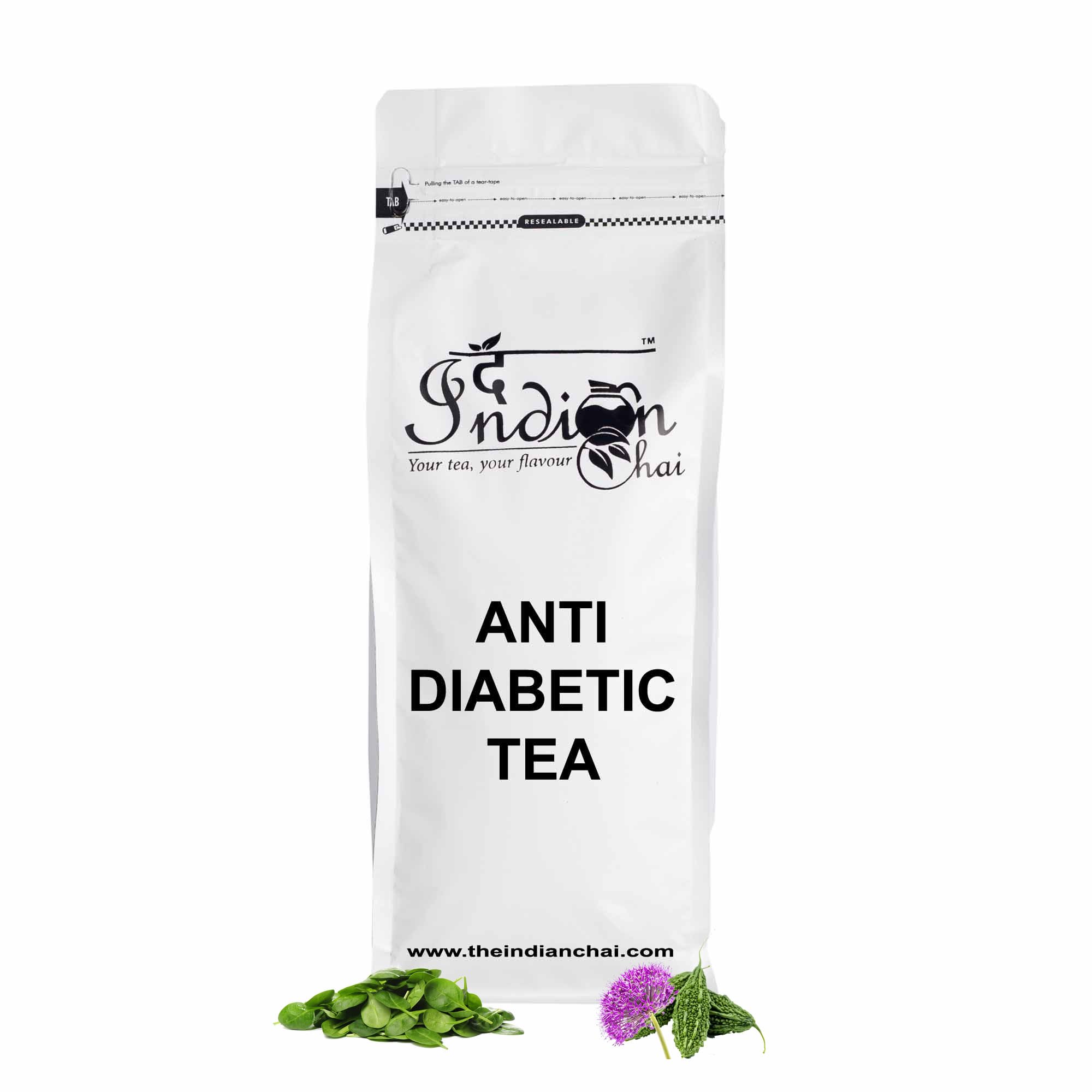 The Indian Chai - Anti Diabetic Tea 250g with Gymnemma Sylvestre, Giloy, Bitter melon, Jamun Seed etc for Regulating Blood Sugar Levels, Strengthens Immunity & Liver Function (B07D8R7SKW) Amazon Price History, Amazon Price Tracker