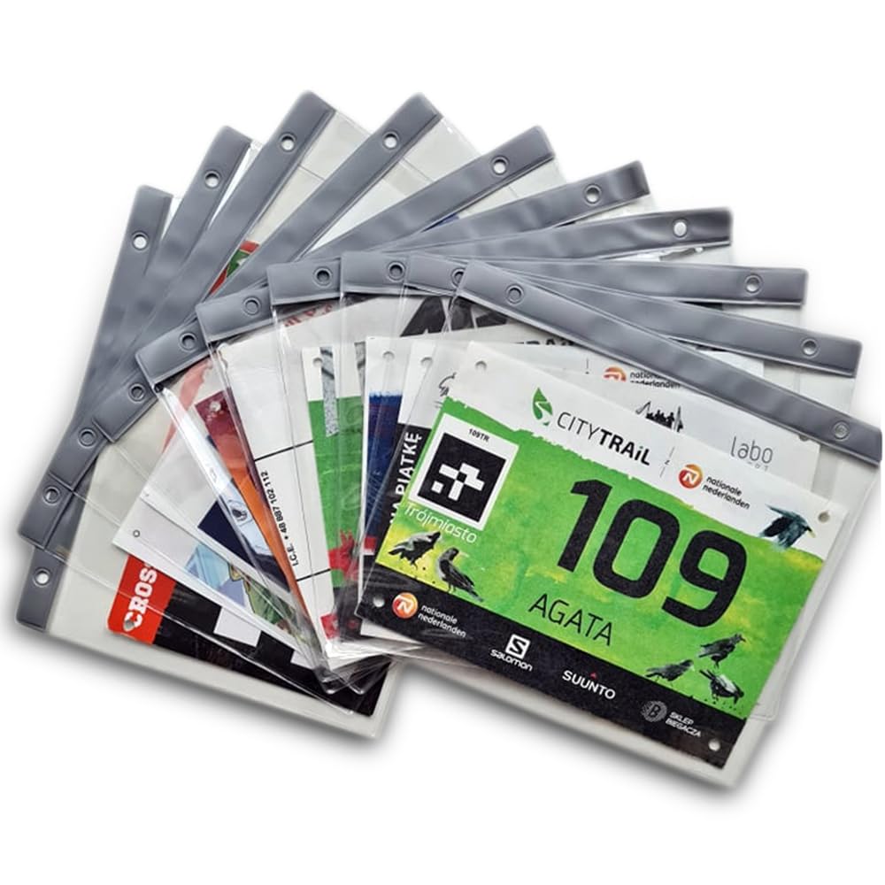 Porte Médailles Course à Pied – Tableau Ardoise Records Personnels & Range Dossards – Présentoir Running Marathon, Semi, 10km, 5km – Cadeau Coureur