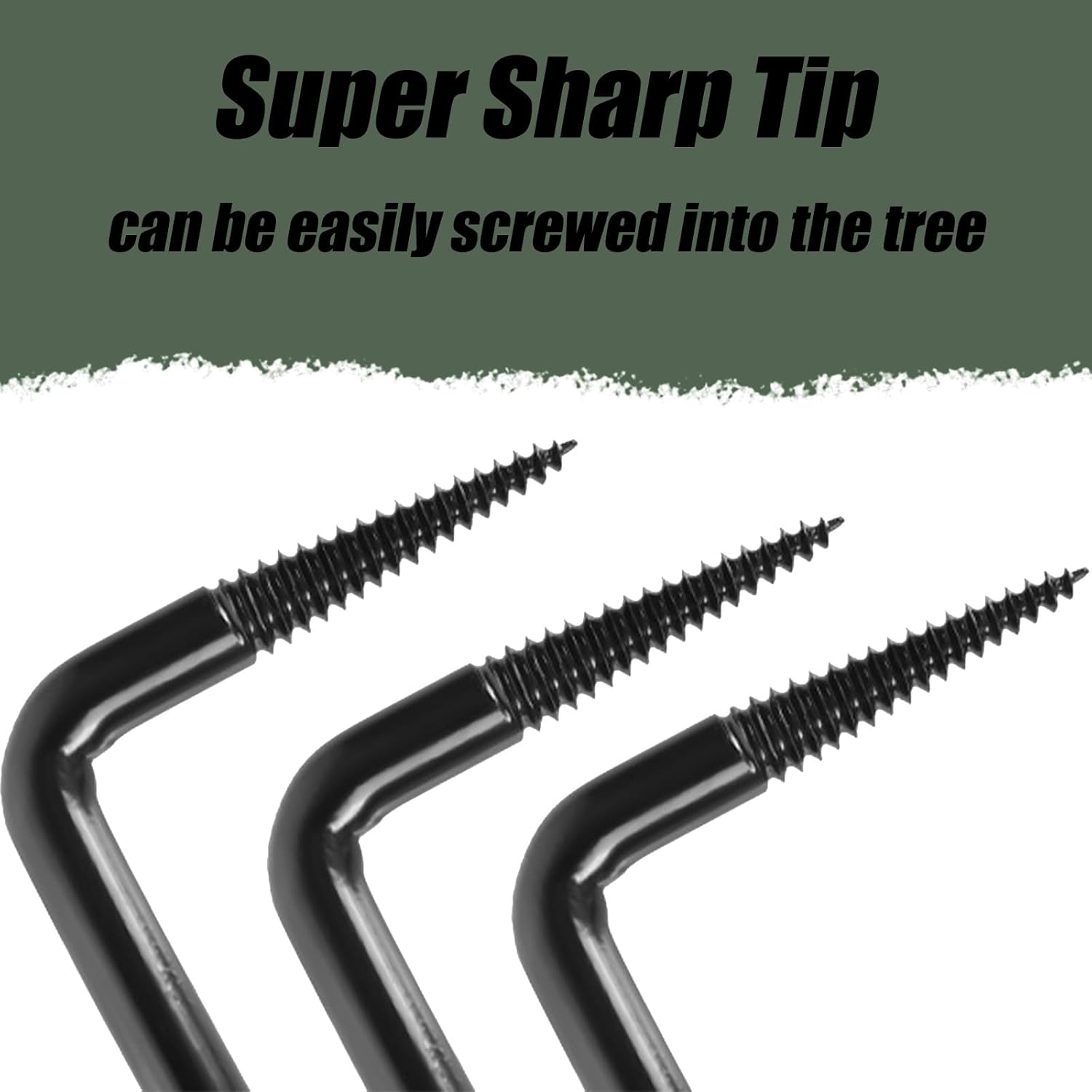 Highwild 4-Inch Screw-in Tree Step Blinds Step Up Climbing Tree - Pack of 8