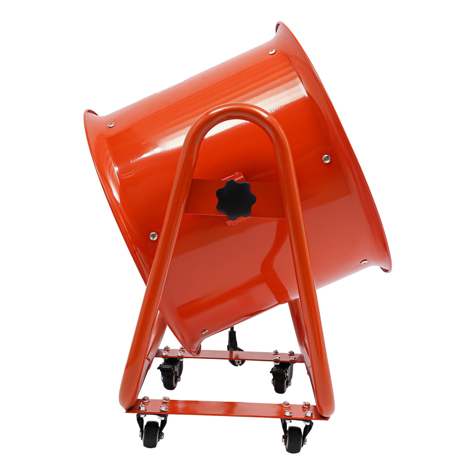 Bauventilator Ø400/450mm mit 1100W - Baugebläse 2800 U/min Axiallüfter Axialgebläse für schnelle Trocknung geräuscharm mit nur 74dB für Baustellen und Industrie (18 Zoll)