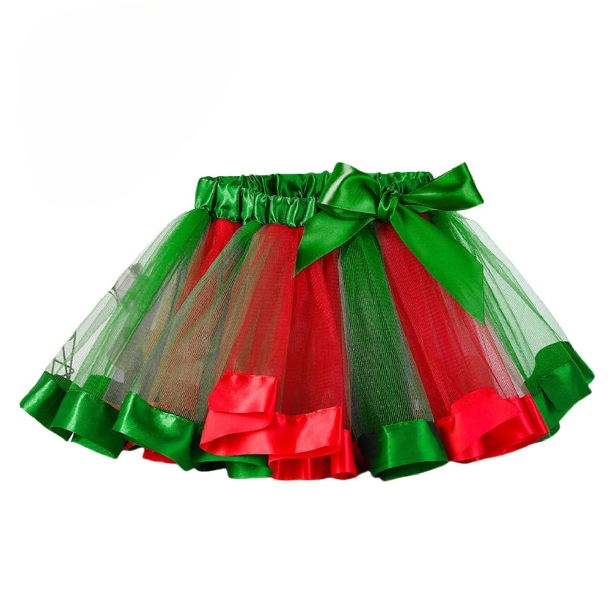 TouKingda Girls Rainbow Tutu Skirts, Colorful Layered Tulle Ballet Skirt for Toddler Girls, Neon Tutu Skirt for Ballet Dance Fancy Birthday Party Dress up Party Rave Festival Costume