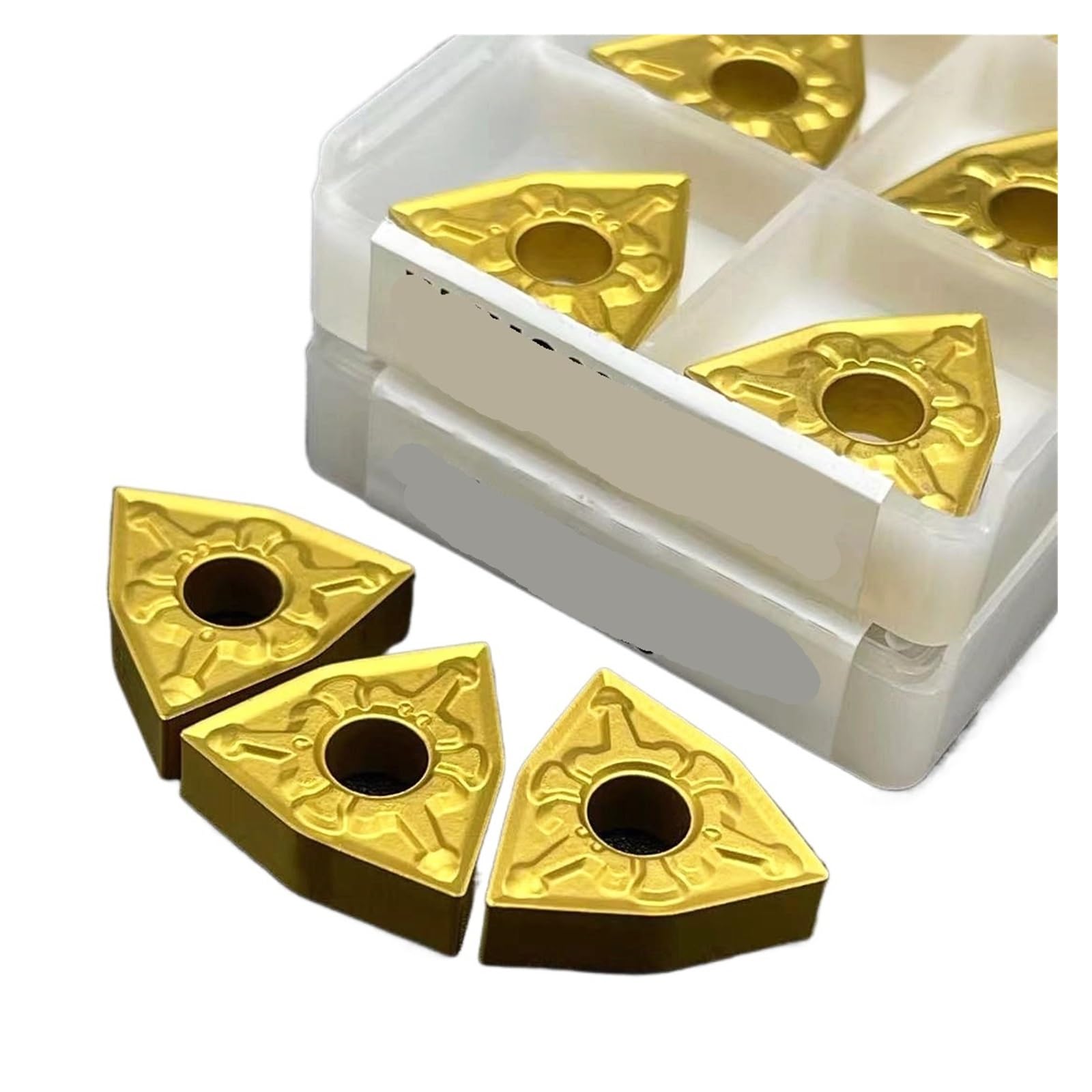 Plaquettes carbure WNMG080404 TM T9125 pour tournage CNC de précision x10