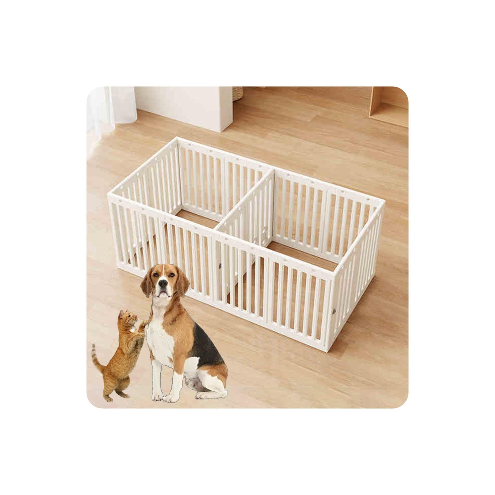Parc pliable pour animaux de compagnie | Enclos extérieur portable et modulable