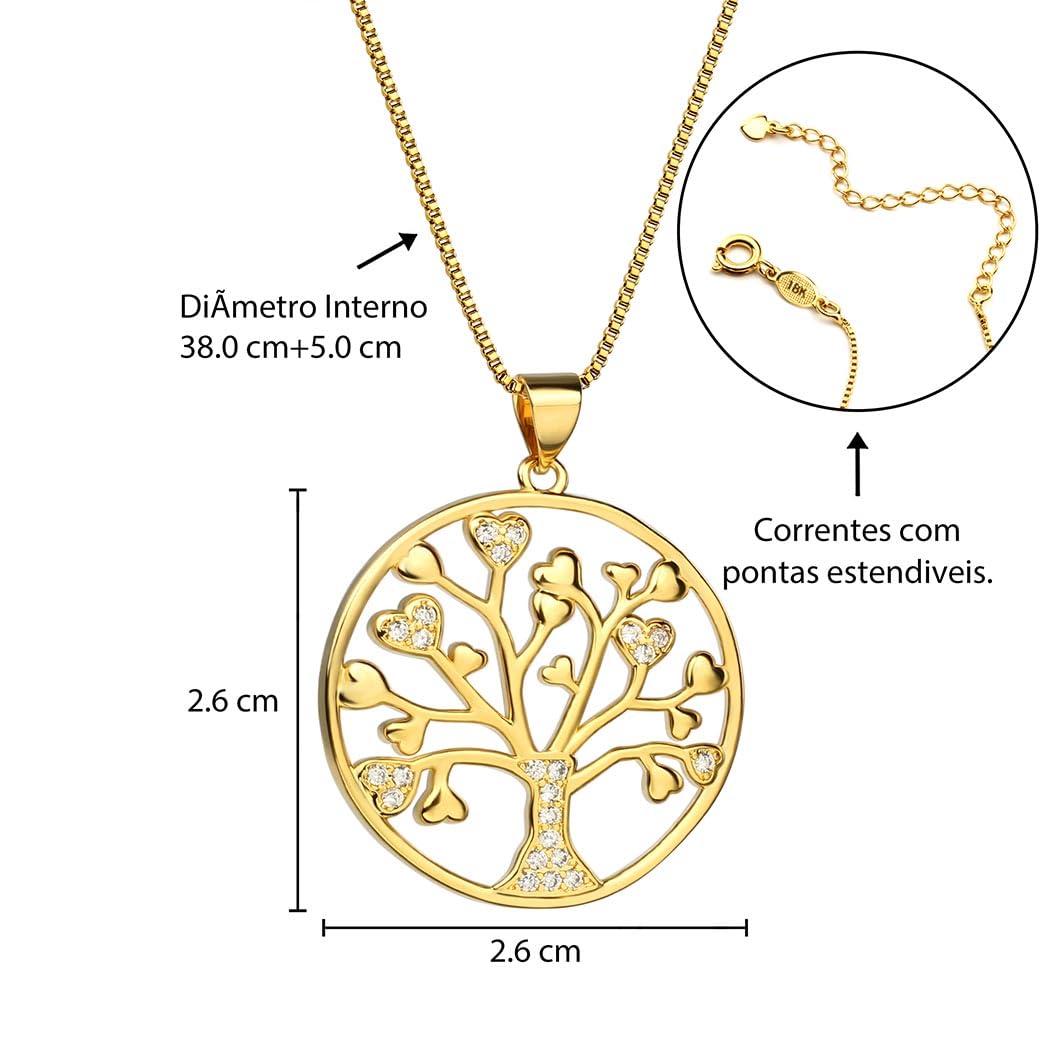 LOMISS COLAR FEMININOS PINGENTE FOLHEADO A OURO 18K ARVORE DA VIDA ZIRCÔNIA COLARES em promoção! Veja a oferta e mais achadinhos de Bijuterias 6 Hoje é o melhor dia para comprar LOMISS COLAR FEMININOS PINGENTE FOLHEADO A OURO 18K ARVORE DA VIDA ZIRCÔNIA COLARES com aquele preço maroto! Promoção! Aproveite a oferta! 6
