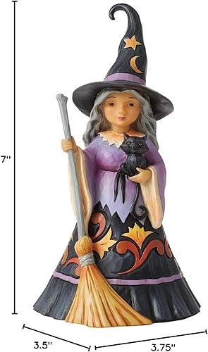 Miniatura 6 de Enesco Jim Shore Heartwood Creek - Figura de bruja dulce, 7 pulgadas, multicolor