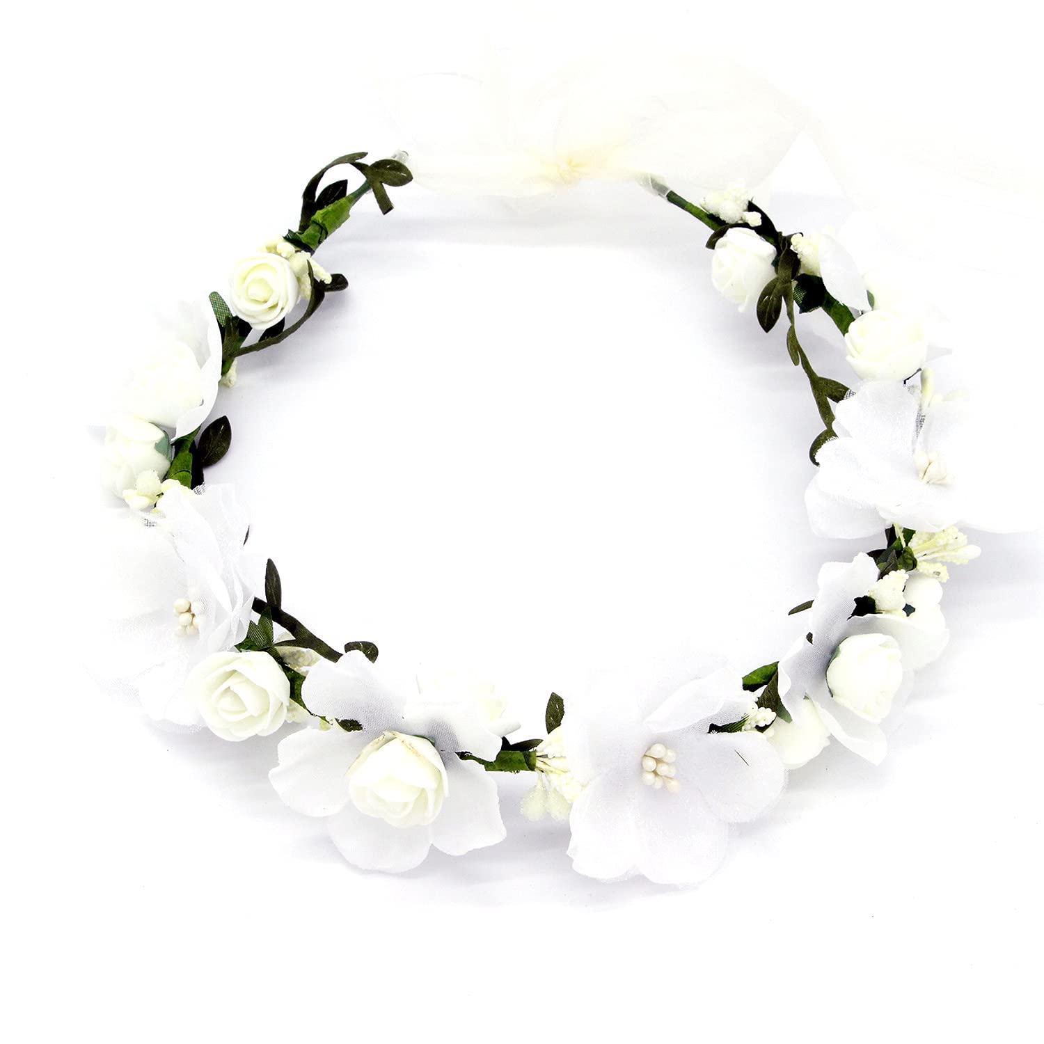 Moda matrimonio fiore corona sposa bohémien accessori per capelli fasce per fiori ghirlanda intrecciata fascia per capelli donna ragazza ghirlanda floreale  200000297